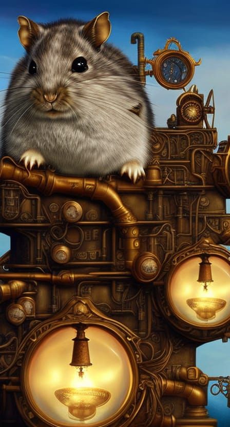 anthropomorphic hamster