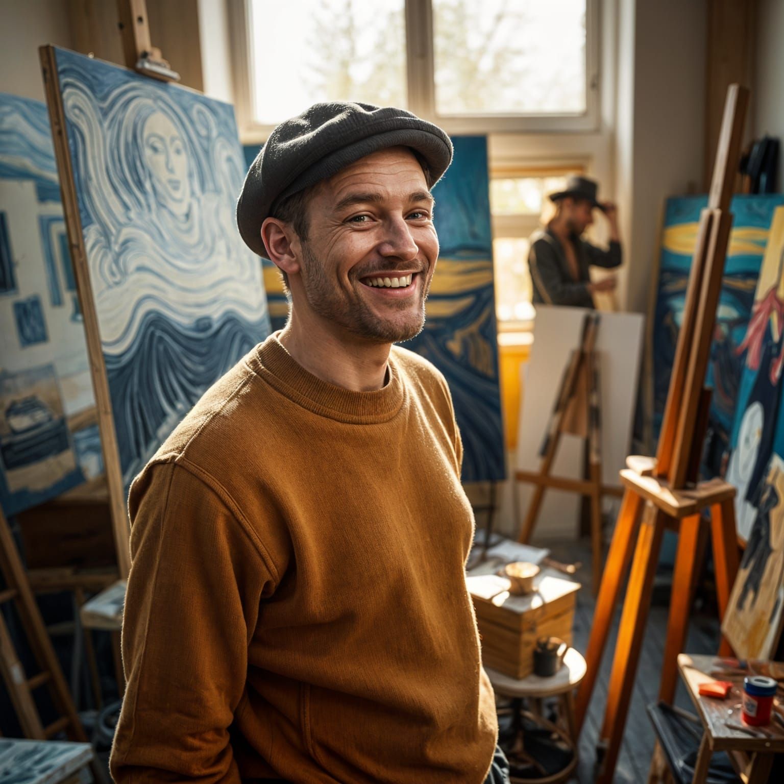 Cheeky artist looks at a painting he'd love to upload to NightCafé but he knows it'd get CENSORED to hell and back. It's...