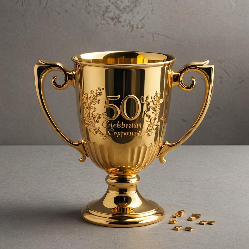 Golden Cup Celebrating 50K Milestone