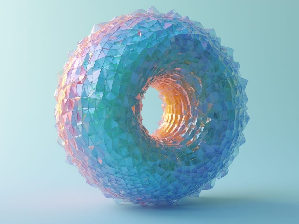 Abstract Fractal Geometry in Digital Art