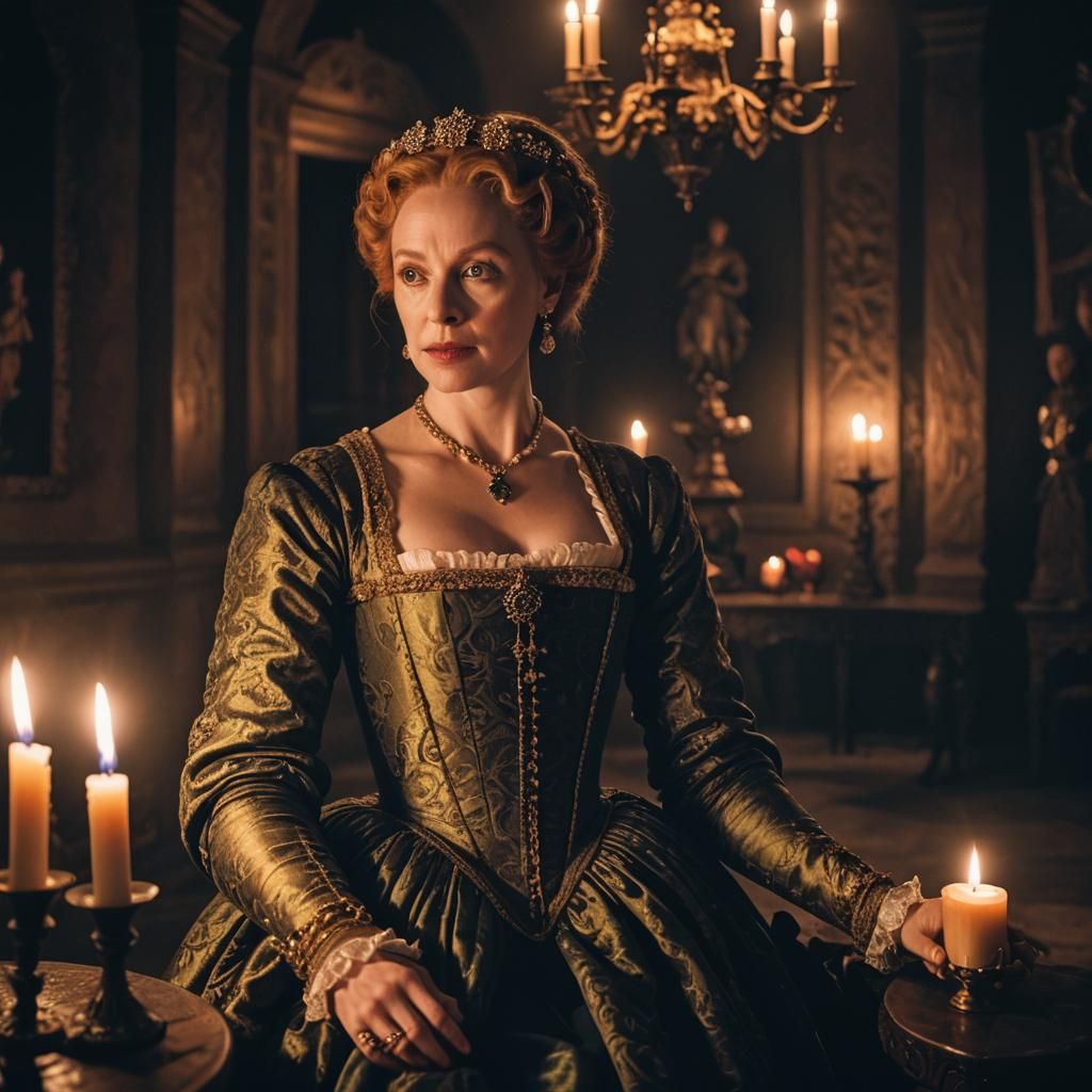 Queen Elizabeth I in Baroque Candlelight
