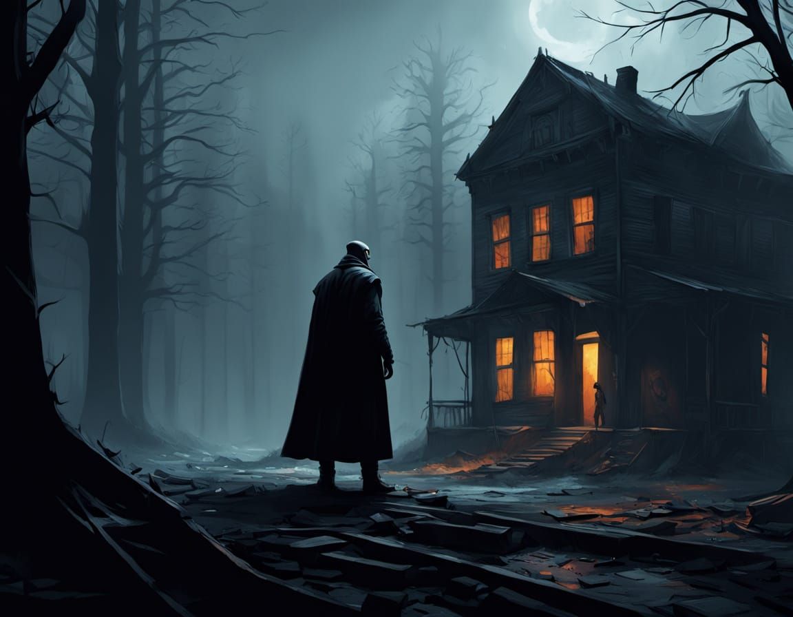 Supervillain Hideout in East Texas - Dark Atmospheric Digita...