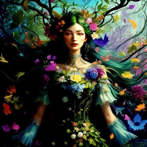 Vivid Dreamscape: A Surreal AI-Generated Image