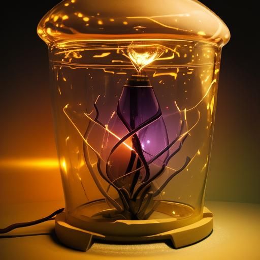 Ethereal Light Radiating from Within