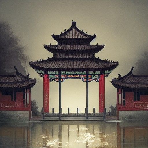 Sinister Ancient Chinese Palace Interior