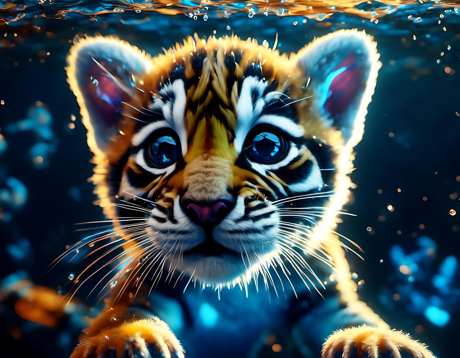 🆗!🆕Curious eyes of a tiger cub/puppy❗😼😸