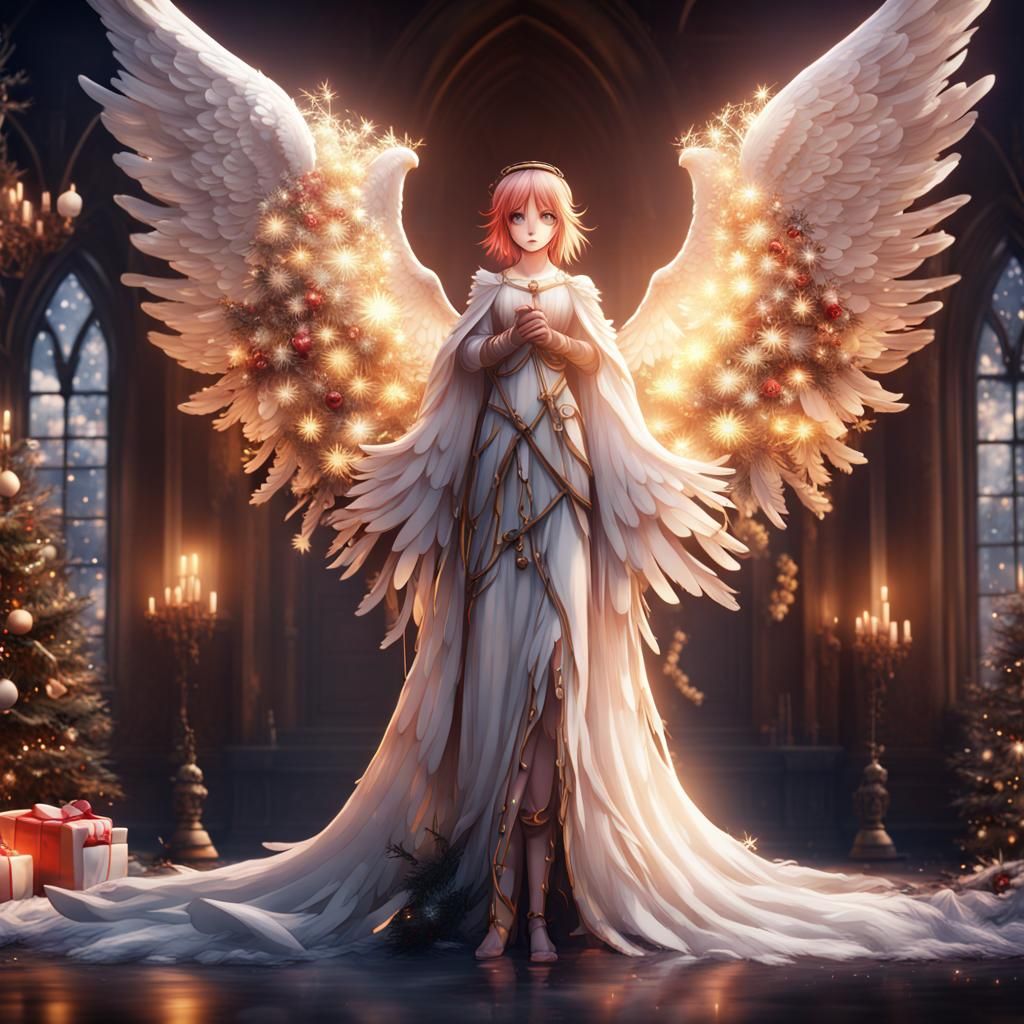 Anime Christmas Angel HD Profile Picture