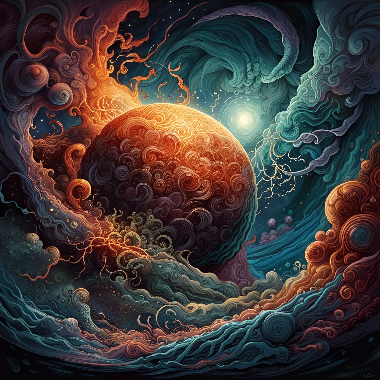 Terrifying Lovecraftian Storm Destroying Reality in 8k