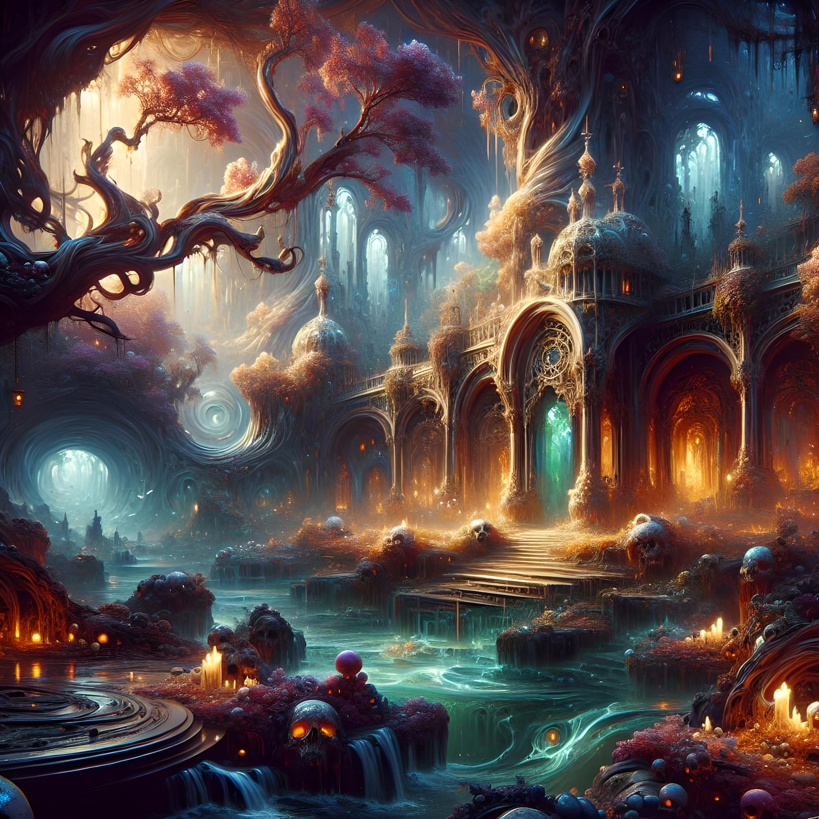 Bones are Forever: Fantasy Concept Art in 8k