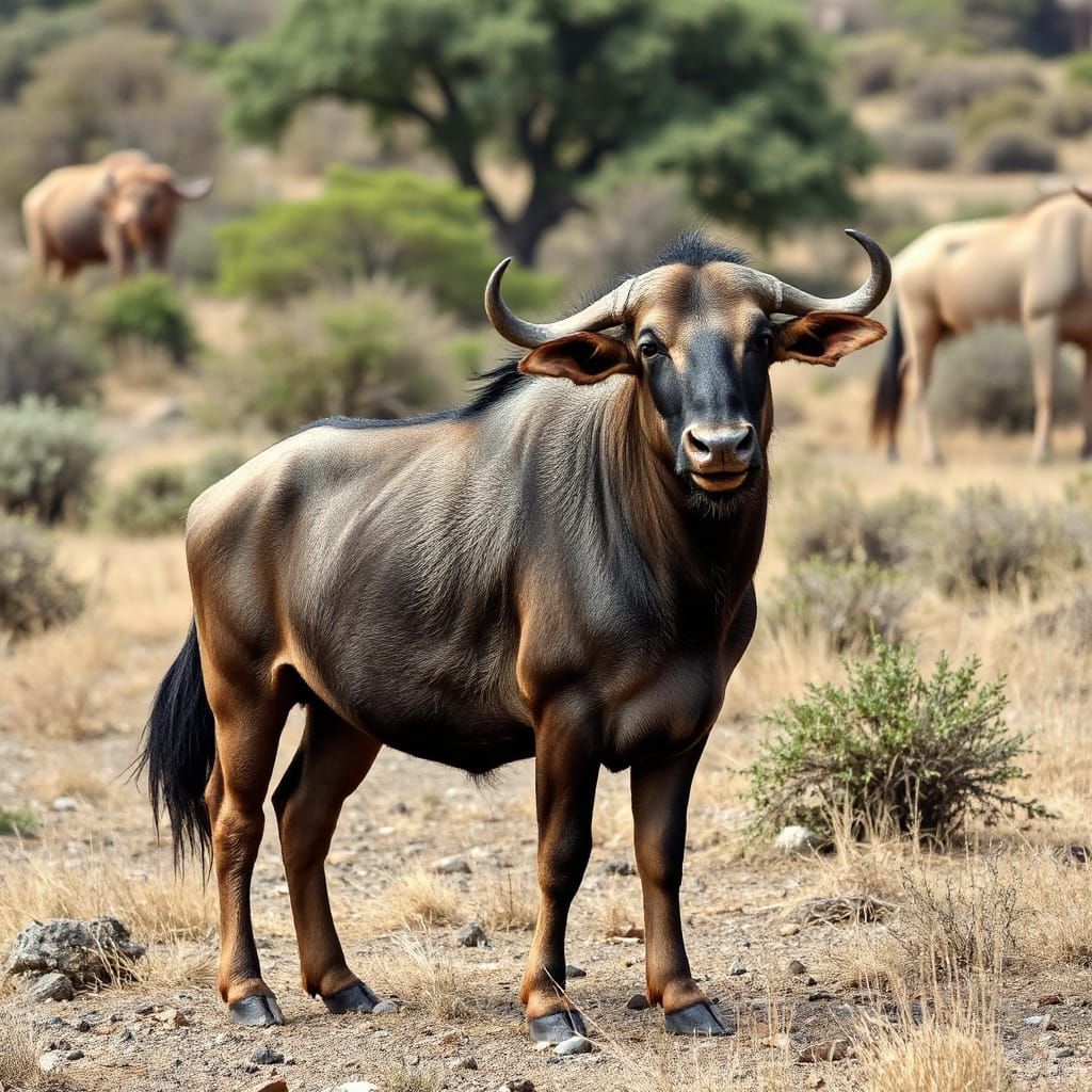 A philanthropist wildebeest. That good enough?