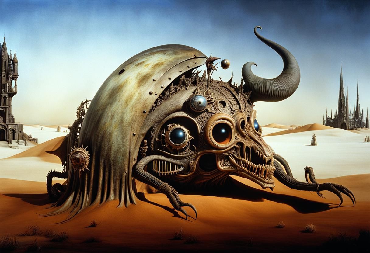 Cryptid Museum Gateway: Post-Apocalyptic Art Nouveau