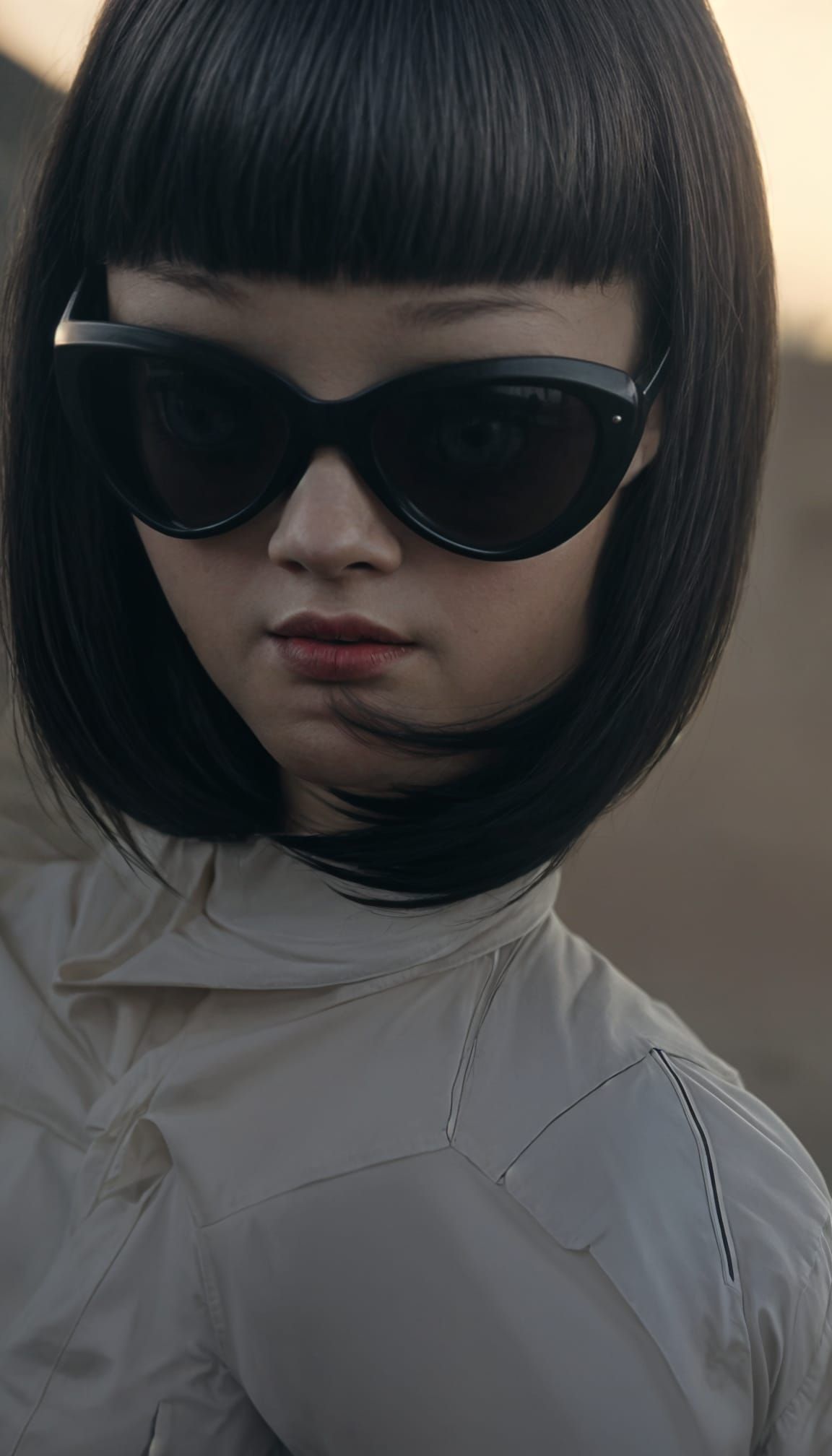 Sensual Figure in Cinematic Portrait