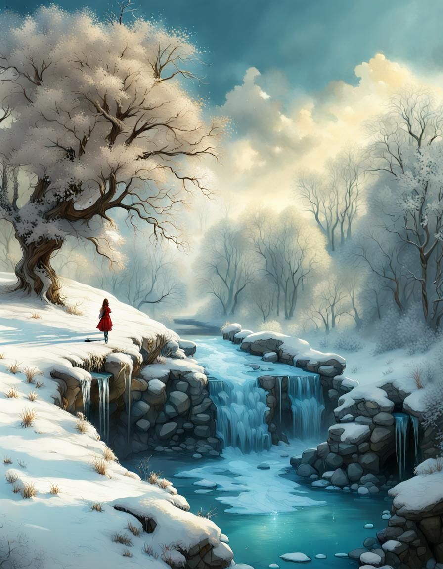 Romantic Winter Walk