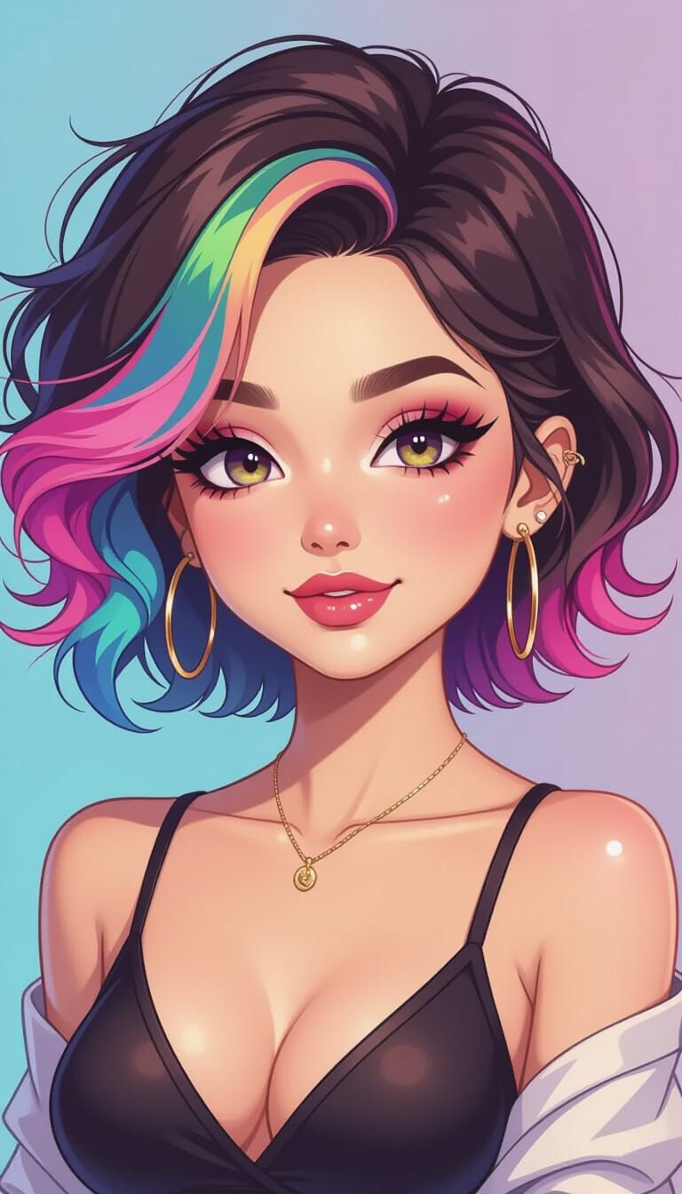 Chibi Style Portrait: Classic Beauty, Modern Twist