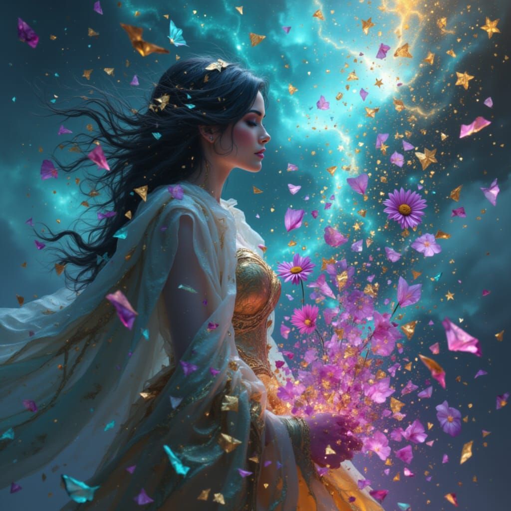 AI Generated Image with Complex Style Mix