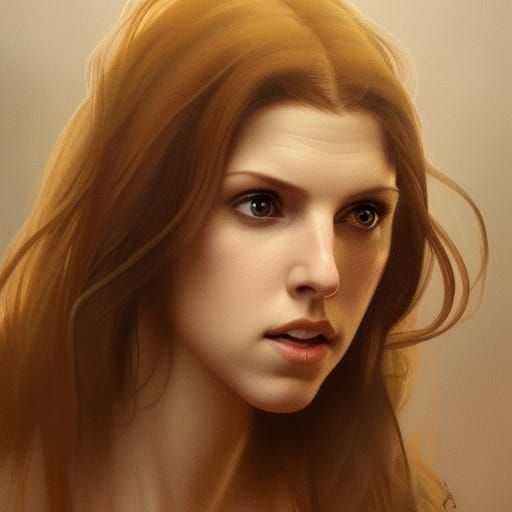 Anna Kendrick as Stone Age Cave Woman