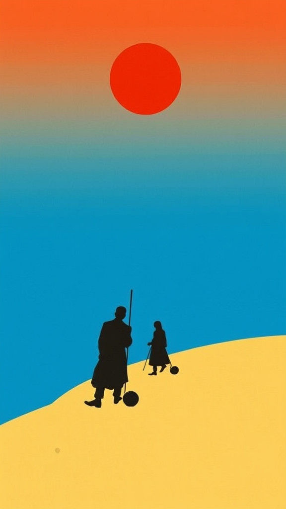 Modernist Abstract Typography and Geometric Design