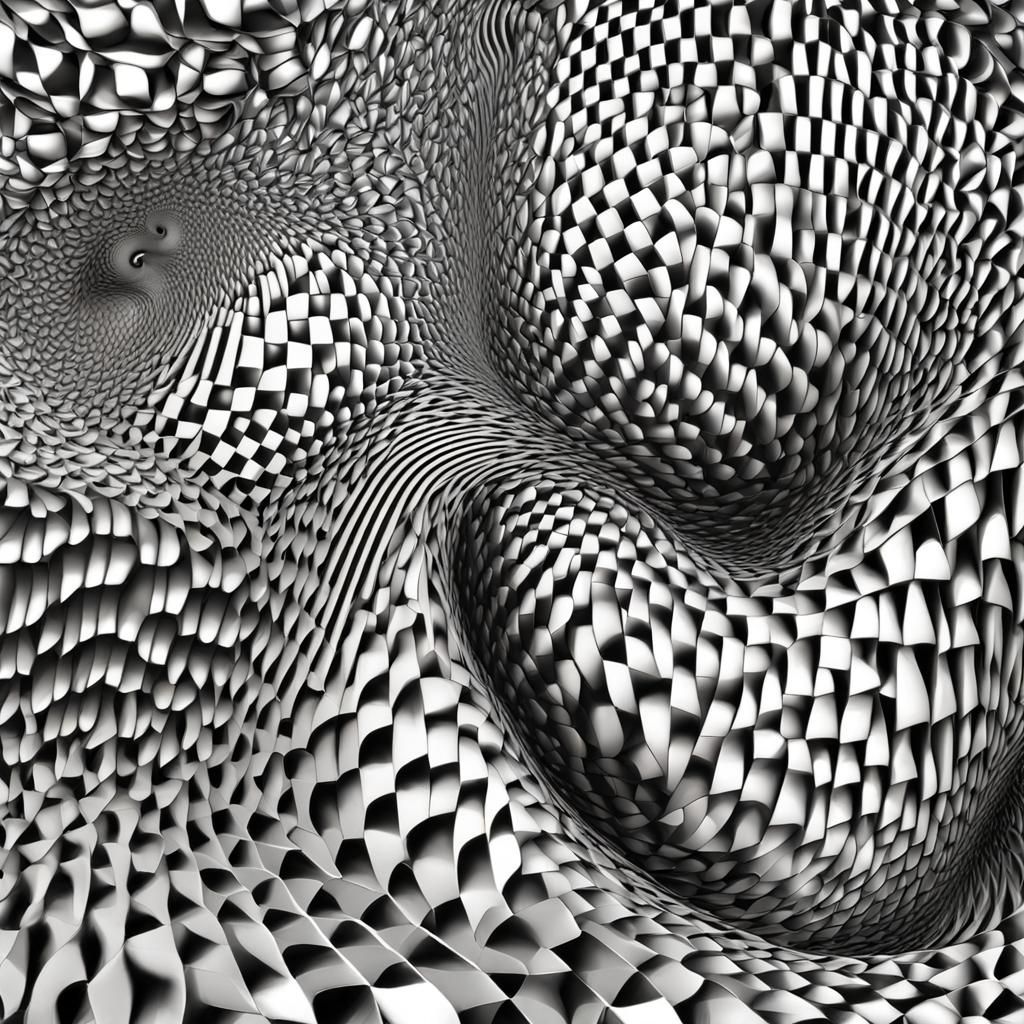 Repeating Patterns: Abstract Fractal Vector Art