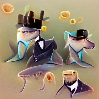 Sharks Wearing Top Hats and Monocles