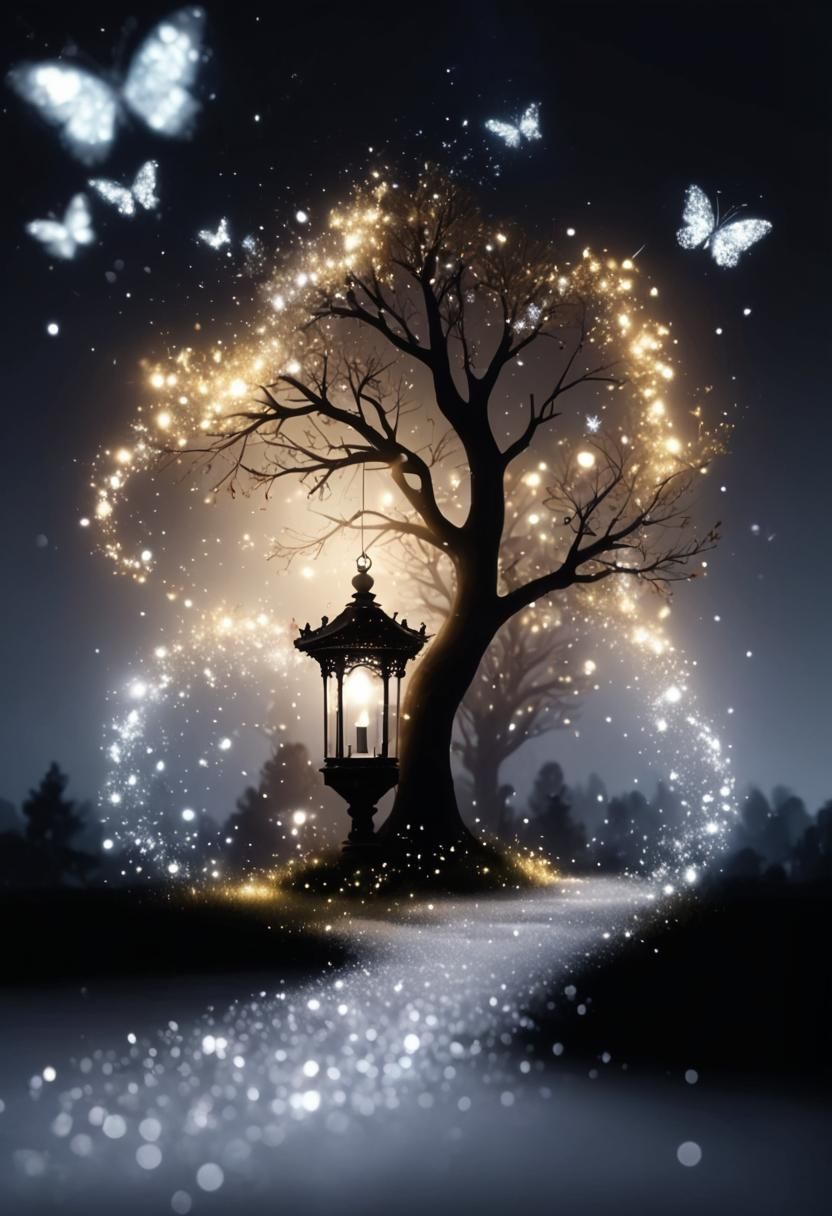 Sparkling Glittering Image in High Resolution