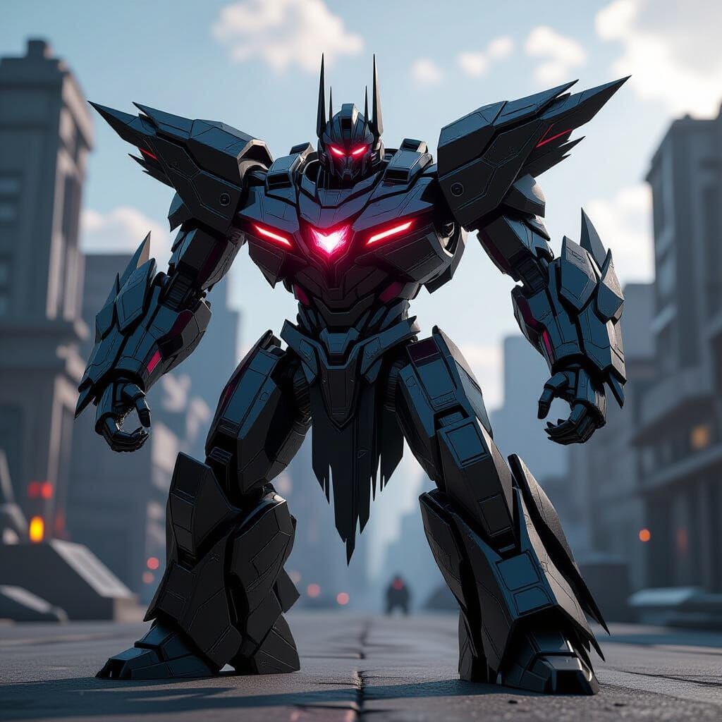 Darkin: Massive Decepticon Radiating Dark Energy in 3D