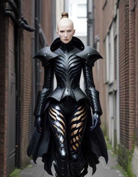 Futuristic Fashion Stroll Inspired by Iris van Herpen