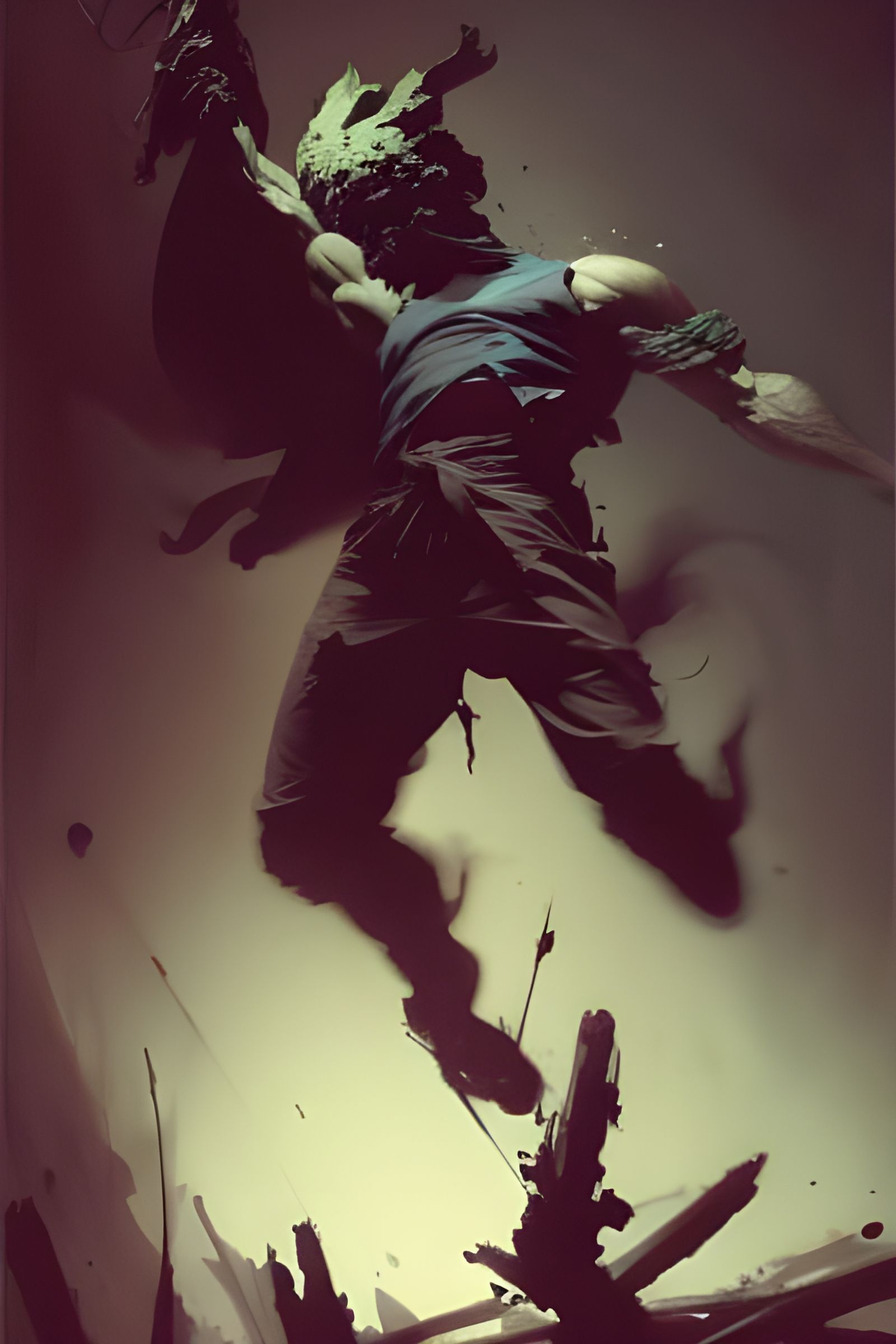 Logic vs Intuition: Retrofuturistic Album Cover