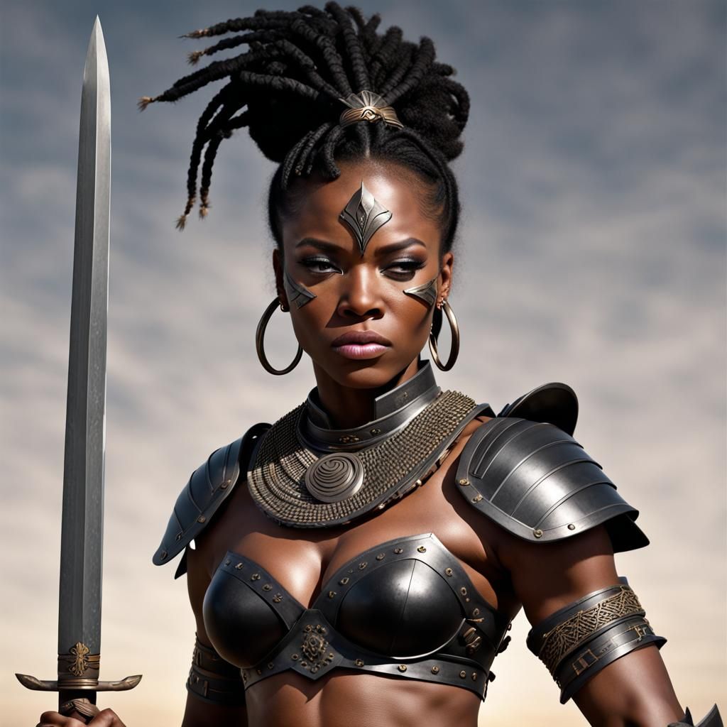 Black female warrior