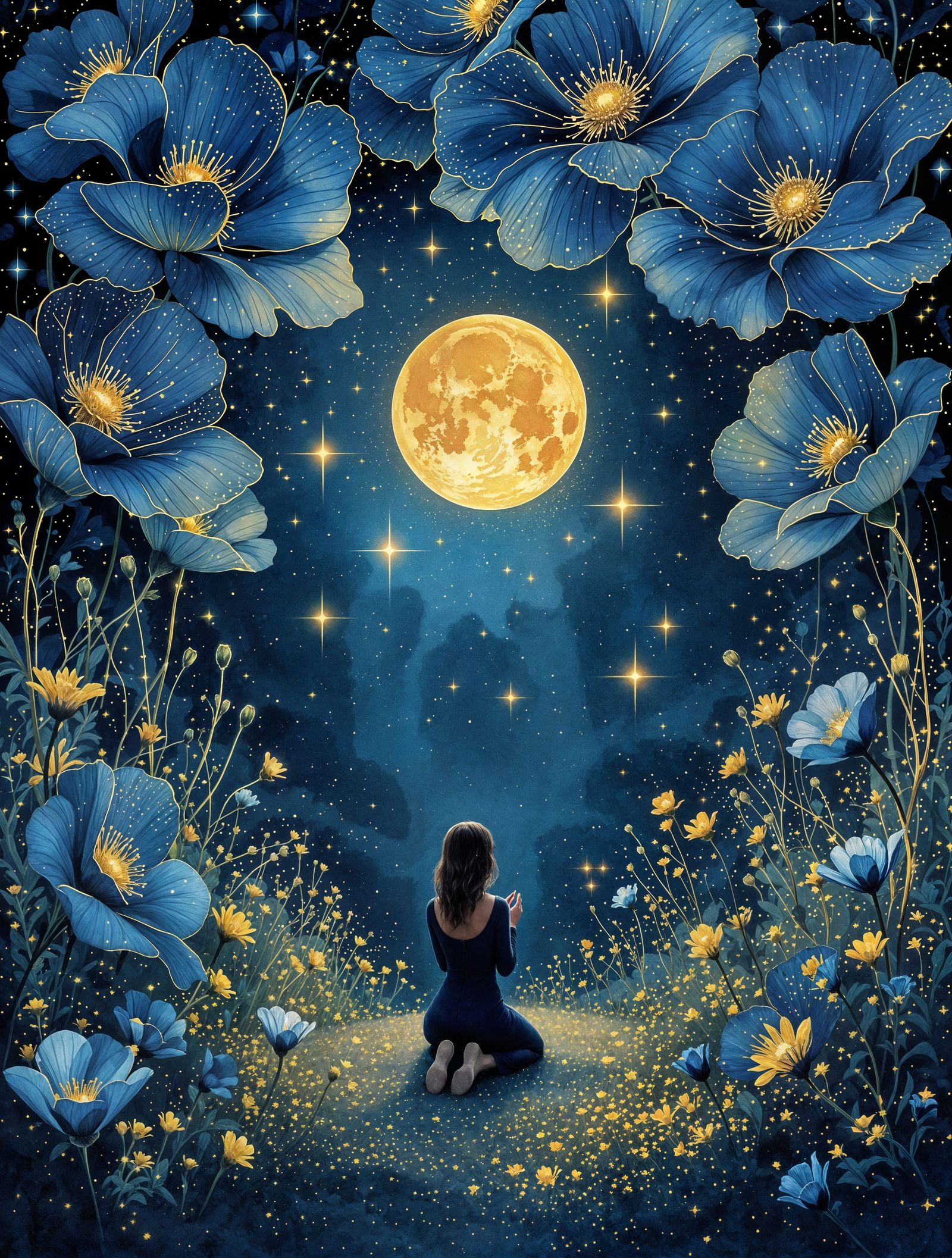 Midnight Garden of Golden Dreams