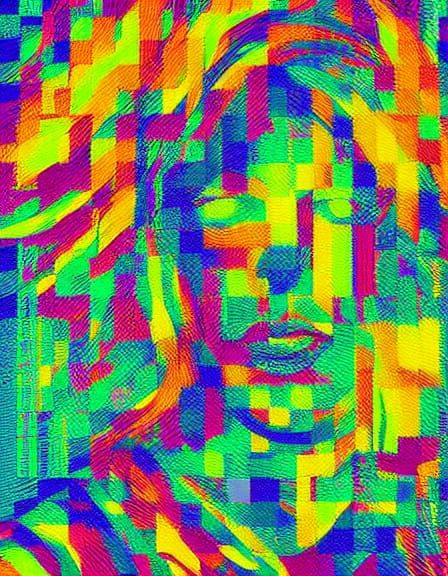 Glitch portrait