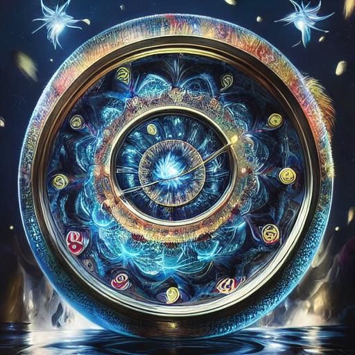 Fiery Ruby Rose: Digital Art in Japanese Style