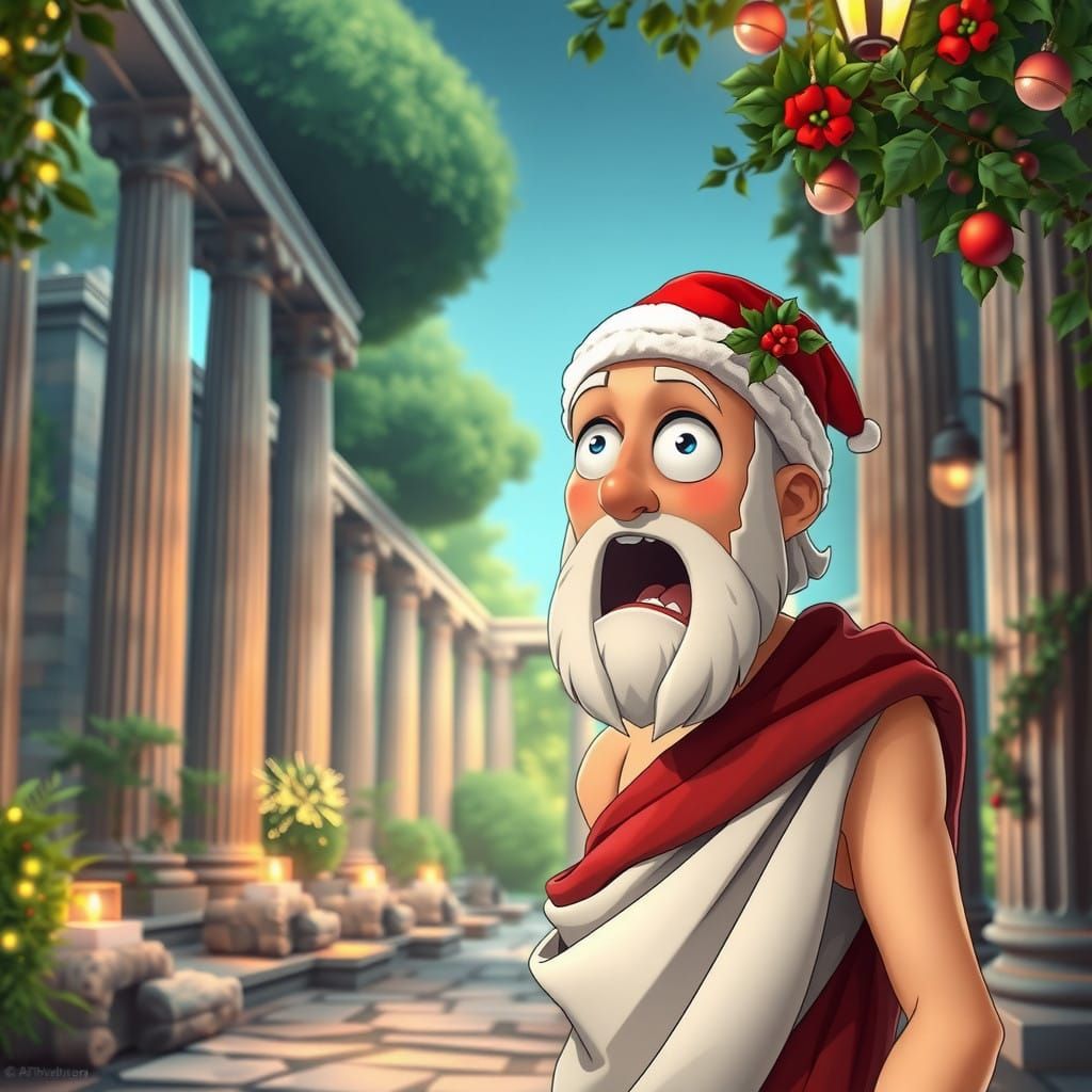 Platón Discovers Christmas Secrets in Ancient Greece