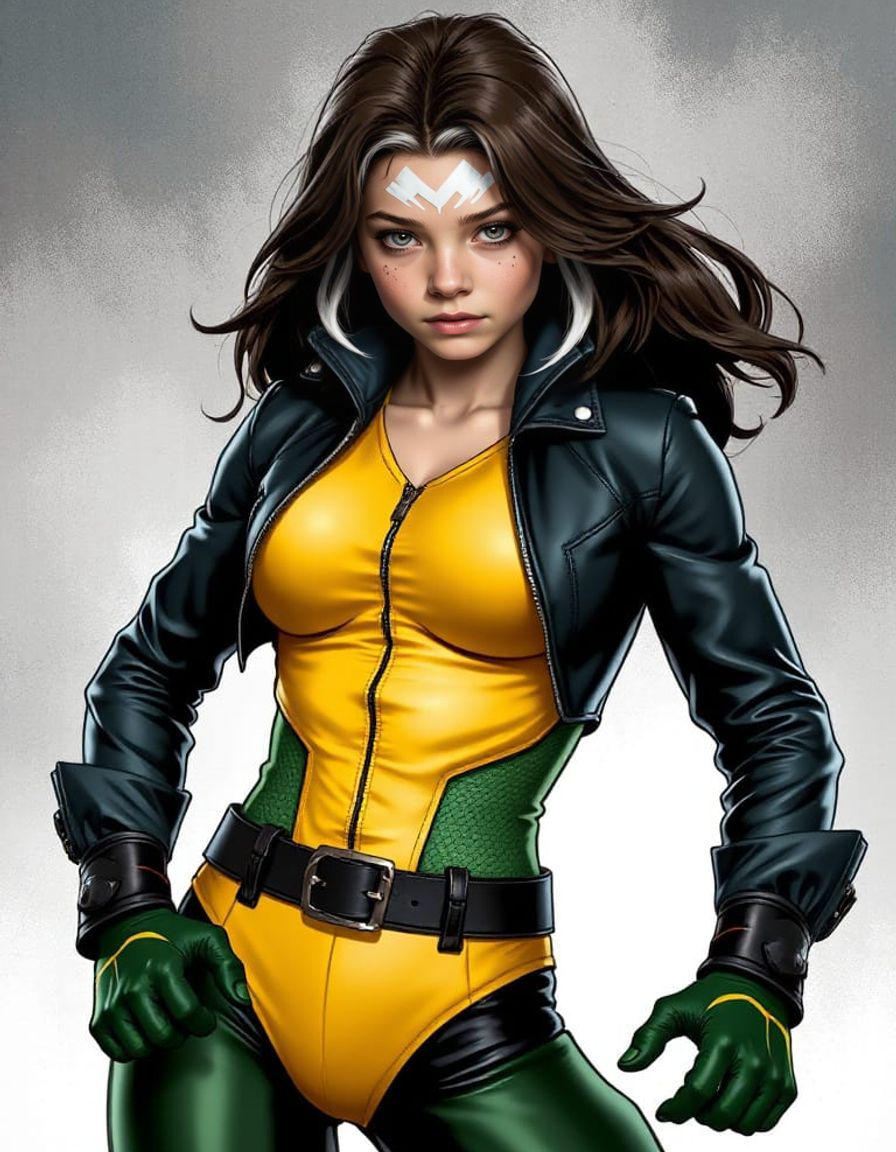 Jayden Bartels as Rogue from Marvel's X-Men in Cinematic Sty...