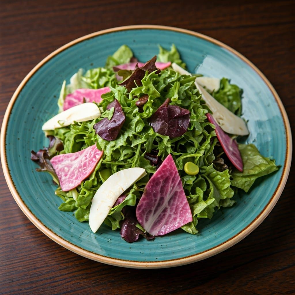 A Plate of Fresh Salad