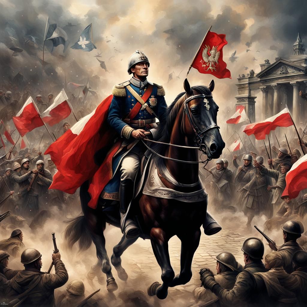 Tadeusz Kościuszko: Polish Hero, Detailed Matte Painting