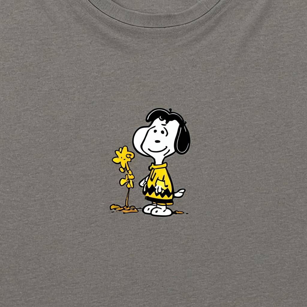 Snoopy Wearing Charlie Brown's Shirt