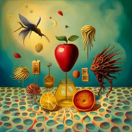 Surreal Still Life in Dali Style