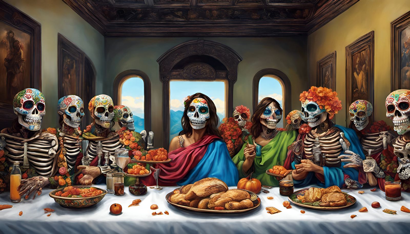 la última cena de los muertos (the last supper of the dead)
