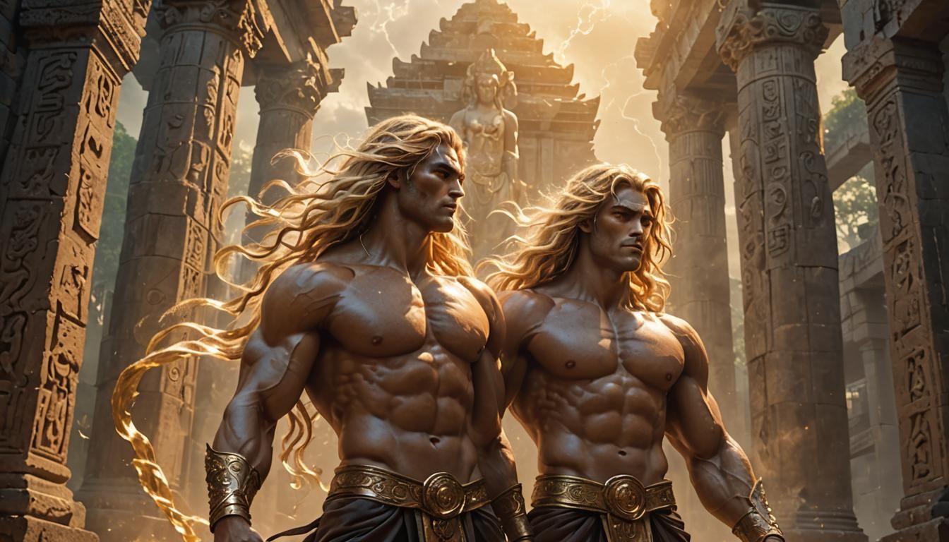 Deity Breathes Life Into Mortal: Baroque Surrealism