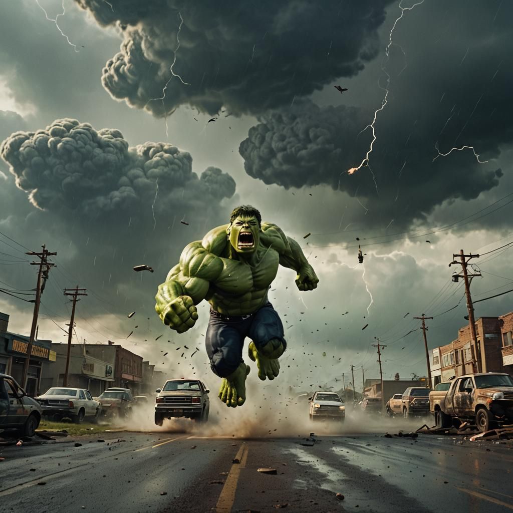 Hulk Roars Amidst Thunderous Chaos