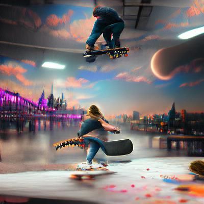 Rockstar Guitarist: Digital Matte Painting in 8k