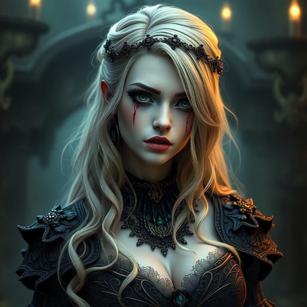 Goth Goddess Descends into Mystical Realms