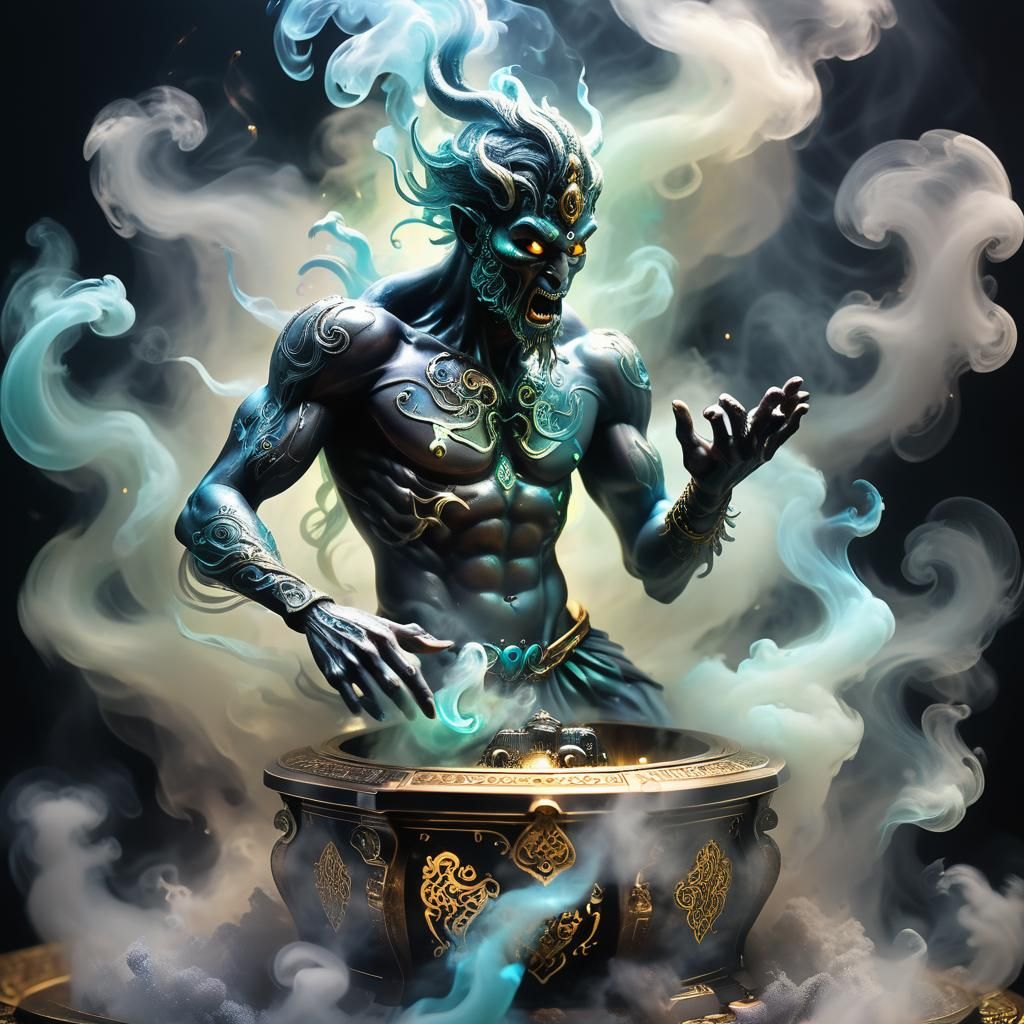 Holographic Djinn Emerges from Music Box