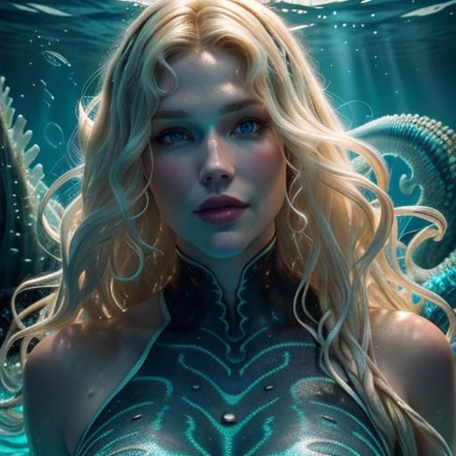 Underwater Horror: Swimmer Attacked by Sea Monster