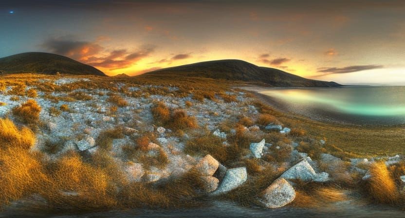 Ventry Beach at Night Under the Stars