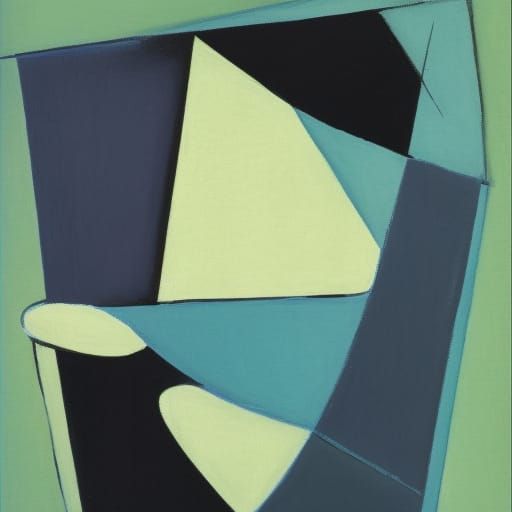 Abstract Cubist Impression of Just Waking Up
