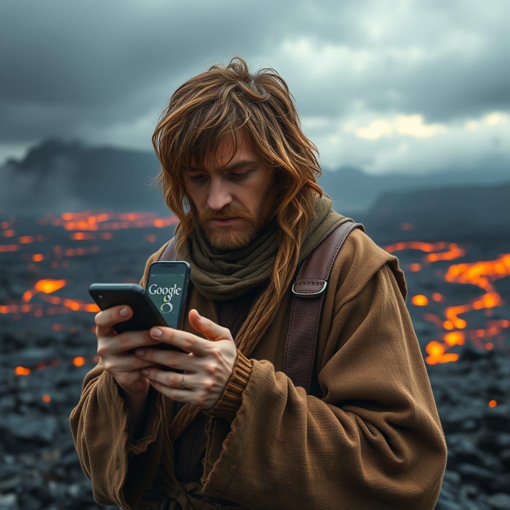 Frodo Navigates Middle Earth with Google Maps