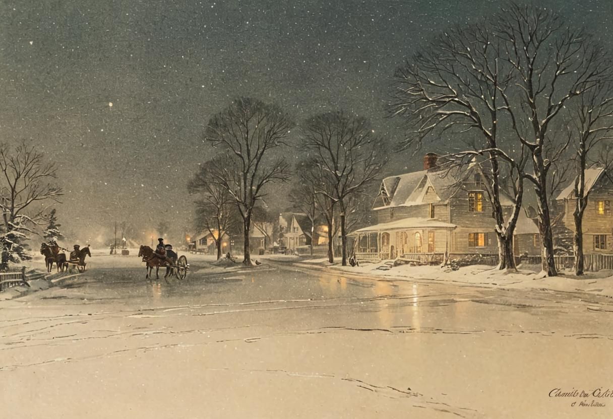 Currier and Ives Style Image