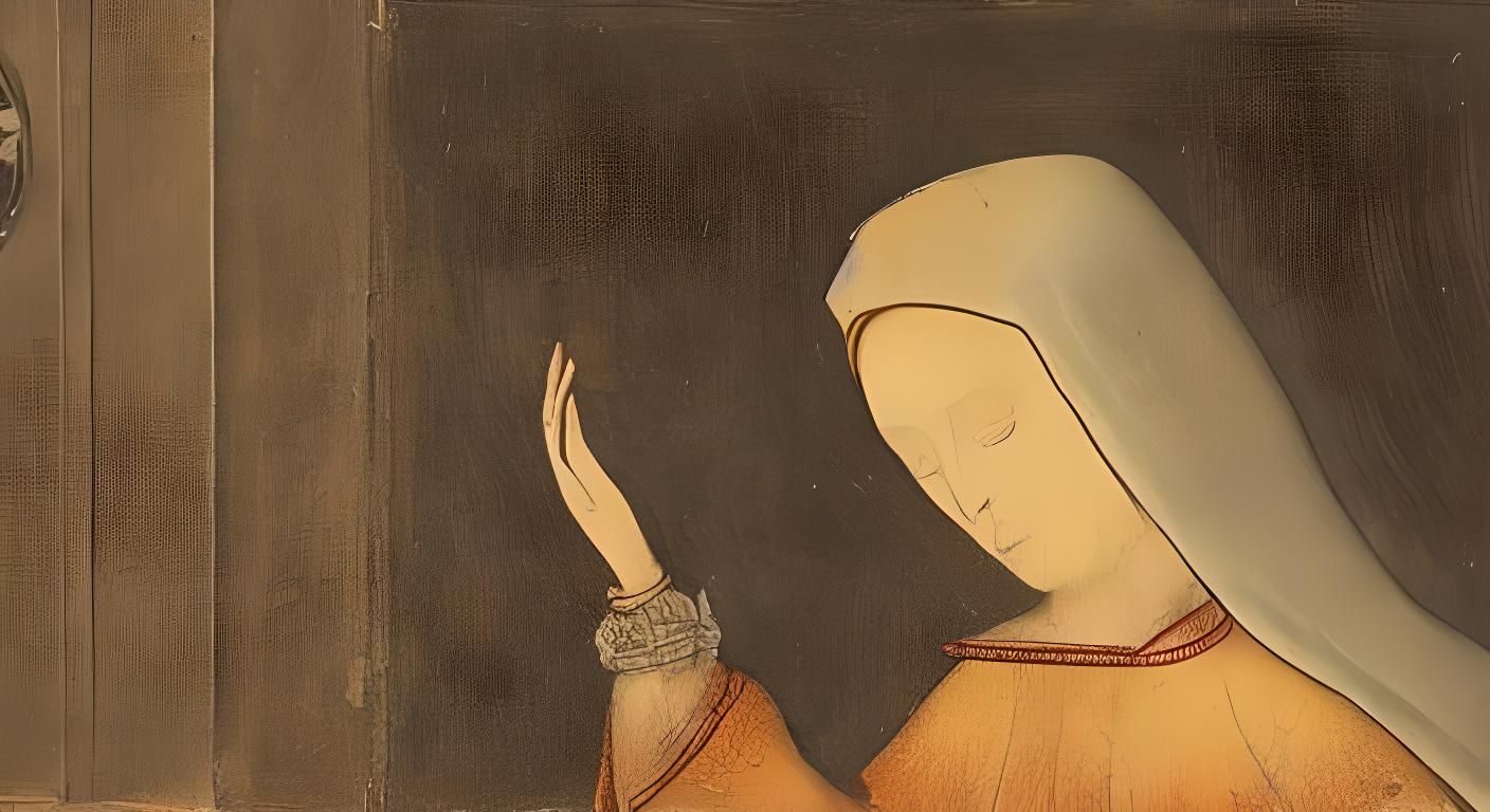 15th Century Painting of a Water Drop