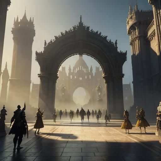 Fantasy Archway Concept Art in Unreal Engine 5